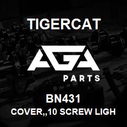 BN431 Tigercat COVER,,10 SCREW LIGHT GRAY | AGA Parts