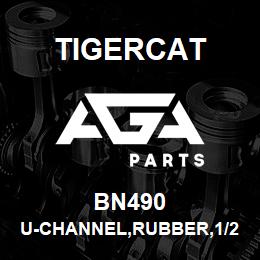 BN490 Tigercat U-CHANNEL,RUBBER,1/2'' W/SEAL | AGA Parts