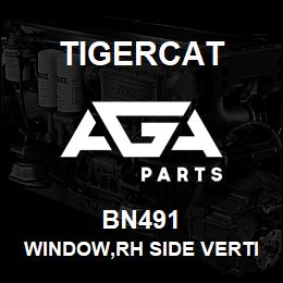 BN491 Tigercat WINDOW,RH SIDE VERTICAL SLIDE | AGA Parts