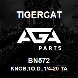 BN572 Tigercat KNOB,1O.D.,1/4-20 TAPPED,POLYPROPYLENE | AGA Parts