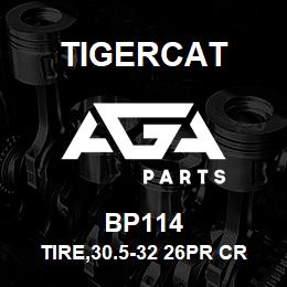 BP114 Tigercat TIRE,30.5-32 26PR CRC SS TUBELESS (FS) | AGA Parts