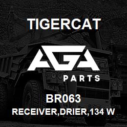 BR063 Tigercat RECEIVER,DRIER,134 WITH RELIEF VALVE | AGA Parts