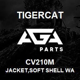 CV210M Tigercat JACKET,SOFT SHELL WATERPROOF,BLACK,LARGE | AGA Parts