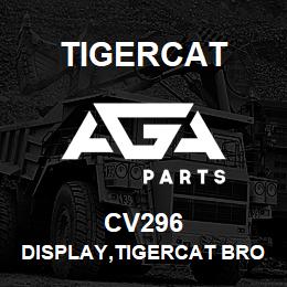 CV296 Tigercat DISPLAY,TIGERCAT BROCHURE | AGA Parts