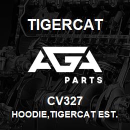 CV327 Tigercat HOODIE,TIGERCAT EST.1992,CHAR.GREY,XL | AGA Parts