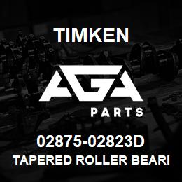 02875-02823D Timken TAPERED ROLLER BEARINGS - TDO (TAPERED DOUBLE OUTER) IMPERIAL | AGA Parts