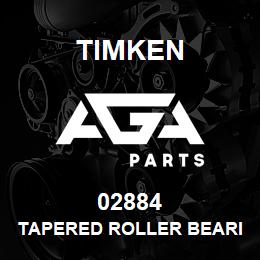 02884 Timken TAPERED ROLLER BEARINGS - SINGLE CONES - IMPERIAL | AGA Parts