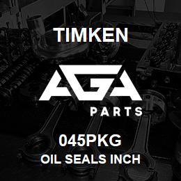 045PKG Timken OIL SEALS INCH | AGA Parts