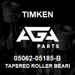 05062-05185-B Timken TAPERED ROLLER BEARINGS - TSF (TAPERED SINGLE WITH FLANGE) IMPERIAL | AGA Parts