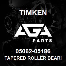 05062-05186 Timken TAPERED ROLLER BEARINGS - TS (TAPERED SINGLE) IMPERIAL | AGA Parts