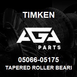 05066-05175 Timken TAPERED ROLLER BEARINGS - TS (TAPERED SINGLE) IMPERIAL | AGA Parts