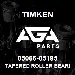 05066-05185 Timken TAPERED ROLLER BEARINGS - TS (TAPERED SINGLE) IMPERIAL | AGA Parts