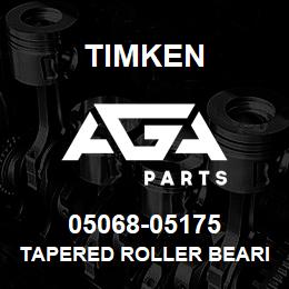 05068-05175 Timken TAPERED ROLLER BEARINGS - TS (TAPERED SINGLE) IMPERIAL | AGA Parts