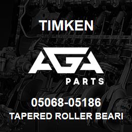 05068-05186 Timken TAPERED ROLLER BEARINGS - TS (TAPERED SINGLE) IMPERIAL | AGA Parts