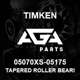 05070XS-05175 Timken TAPERED ROLLER BEARINGS - TS (TAPERED SINGLE) IMPERIAL | AGA Parts