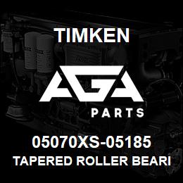 05070XS-05185 Timken TAPERED ROLLER BEARINGS - TS (TAPERED SINGLE) IMPERIAL | AGA Parts