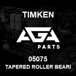 05075 Timken TAPERED ROLLER BEARINGS - SINGLE CONES - IMPERIAL | AGA Parts