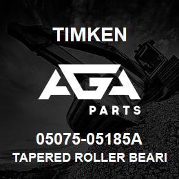 05075-05185A Timken TAPERED ROLLER BEARINGS - TS (TAPERED SINGLE) IMPERIAL | AGA Parts