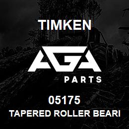 05175 Timken TAPERED ROLLER BEARINGS - SINGLE CUPS - IMPERIAL | AGA Parts