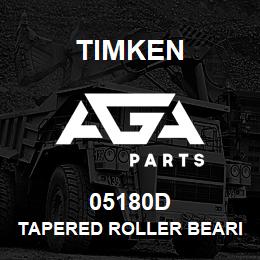 05180D Timken TAPERED ROLLER BEARINGS - DOUBLE TAPERED CUP - IMPERIAL | AGA Parts