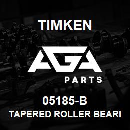 05185-B Timken TAPERED ROLLER BEARINGS - SINGLE FLANGED CUPS - IMPERIAL | AGA Parts