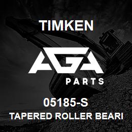 05185-S Timken TAPERED ROLLER BEARINGS - SINGLE CUPS - IMPERIAL | AGA Parts