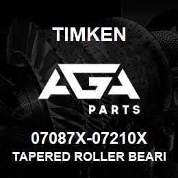 07087X-07210X Timken TAPERED ROLLER BEARINGS - TS (TAPERED SINGLE) IMPERIAL | AGA Parts