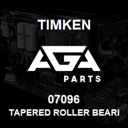 07096 Timken TAPERED ROLLER BEARINGS - SINGLE CONES - IMPERIAL | AGA Parts