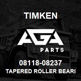 08118-08237 Timken TAPERED ROLLER BEARINGS - TS (TAPERED SINGLE) IMPERIAL | AGA Parts