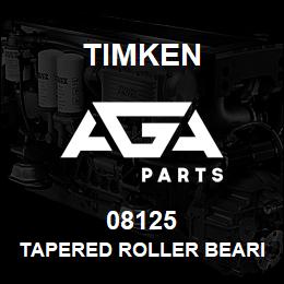 08125 Timken TAPERED ROLLER BEARINGS - SINGLE CONES - IMPERIAL | AGA Parts