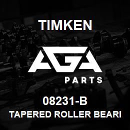 08231-B Timken TAPERED ROLLER BEARINGS - SINGLE FLANGED CUPS - IMPERIAL | AGA Parts