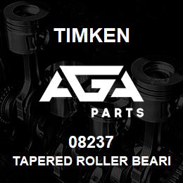 08237 Timken TAPERED ROLLER BEARINGS - SINGLE CUPS - IMPERIAL | AGA Parts