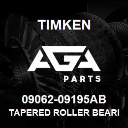 09062-09195AB Timken TAPERED ROLLER BEARINGS - TSF (TAPERED SINGLE WITH FLANGE) IMPERIAL | AGA Parts