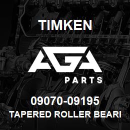 09070-09195 Timken TAPERED ROLLER BEARINGS - TS (TAPERED SINGLE) IMPERIAL | AGA Parts