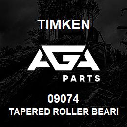 09074 Timken TAPERED ROLLER BEARINGS - SINGLE CONES - IMPERIAL | AGA Parts