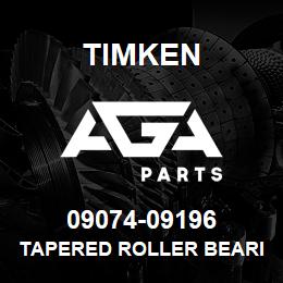 09074-09196 Timken TAPERED ROLLER BEARINGS - TS (TAPERED SINGLE) IMPERIAL | AGA Parts