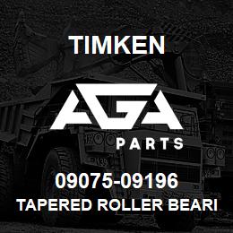 09075-09196 Timken TAPERED ROLLER BEARINGS - TS (TAPERED SINGLE) IMPERIAL | AGA Parts