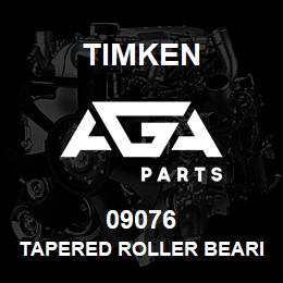 09076 Timken TAPERED ROLLER BEARINGS - SINGLE CONES - IMPERIAL | AGA Parts