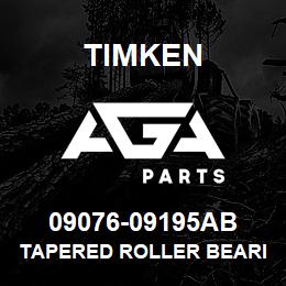 09076-09195AB Timken TAPERED ROLLER BEARINGS - TSF (TAPERED SINGLE WITH FLANGE) IMPERIAL | AGA Parts