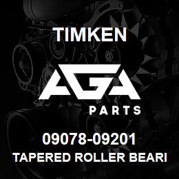 09078-09201 Timken TAPERED ROLLER BEARINGS - TS (TAPERED SINGLE) IMPERIAL | AGA Parts