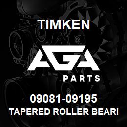 09081-09195 Timken TAPERED ROLLER BEARINGS - TS (TAPERED SINGLE) IMPERIAL | AGA Parts