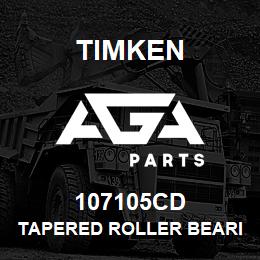 107105CD Timken TAPERED ROLLER BEARINGS - DOUBLE TAPERED CUP - IMPERIAL | AGA Parts