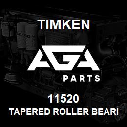 11520 Timken TAPERED ROLLER BEARINGS - SINGLE CUPS - IMPERIAL | AGA Parts