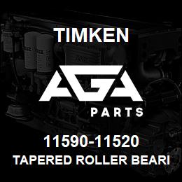 11590-11520 Timken TAPERED ROLLER BEARINGS - TS (TAPERED SINGLE) IMPERIAL | AGA Parts