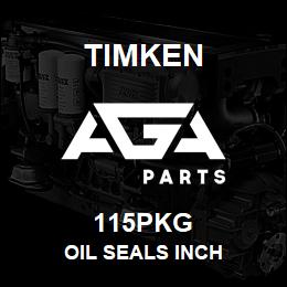 115PKG Timken OIL SEALS INCH | AGA Parts