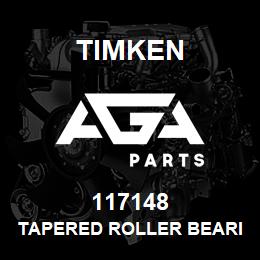 117148 Timken TAPERED ROLLER BEARINGS - SINGLE CUPS - IMPERIAL | AGA Parts