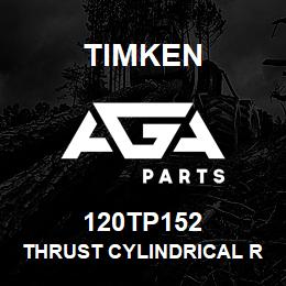 120TP152 Timken THRUST CYLINDRICAL ROLLER BEARING-TYPE TP | AGA Parts