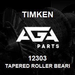 12303 Timken TAPERED ROLLER BEARINGS - SINGLE CUPS - IMPERIAL | AGA Parts