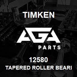 12580 Timken TAPERED ROLLER BEARINGS - SINGLE CONES - IMPERIAL | AGA Parts