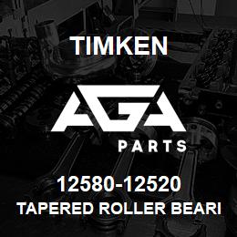 12580-12520 Timken TAPERED ROLLER BEARINGS - TS (TAPERED SINGLE) IMPERIAL | AGA Parts